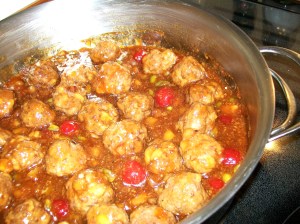 'Chinese' a.k.a. 'Sweet and Sour Meatballs' - from 'My Yellow Farmhouse.com'