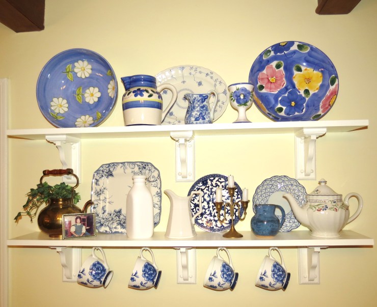 Kitchen - shelf - myyellowfarmhouse.com