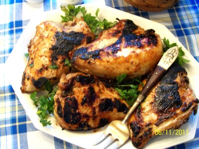 Oven 'Barbequed' Chicken - My Yellow Farmhouse.com