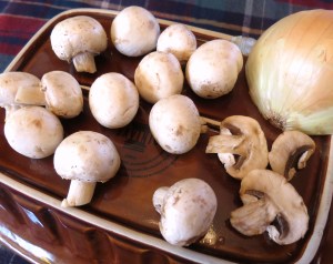 Mushroom Soup - Made Entirely in Your Microwave - My Yellow Farmhouse.com